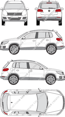 Volkswagen Tiguan, 2011–2016 (VW_399)