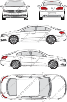 Volkswagen Passat CC, berlina, 4 Doors (2012)