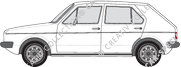 Volkswagen Golf Hatchback, 1974–1983