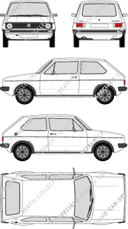 Volkswagen Golf Kombilimousine, 1974–1983 (VW_412)