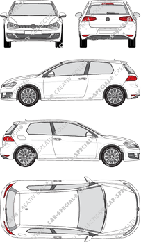 Volkswagen Golf, 2013–2017 (VW_415)