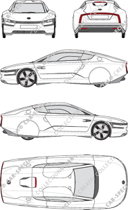 Volkswagen XL1 Prototyp, Coupé, 2 Doors (2013)