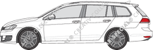 Volkswagen Golf Variant Station wagon, 2013–2017