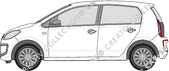 Volkswagen up! Hatchback, 2013–2016