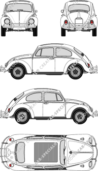 Volkswagen Käfer Coupé, 1961–1970 (VW_430)