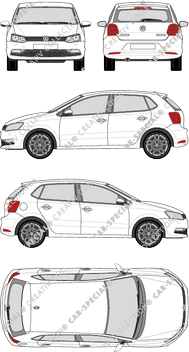 Volkswagen Polo, 2014–2017 (VW_431)