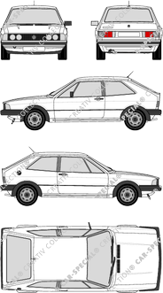 Volkswagen Scirocco Combi coupé, from 1978 (VW_434)