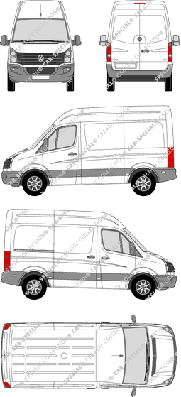 Volkswagen Crafter furgone, 2011–2017 (VW_435)