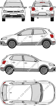 Volkswagen Polo, 2014–2017 (VW_443)