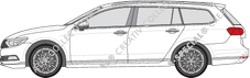 Volkswagen Passat Variant station wagon, 2014–2019