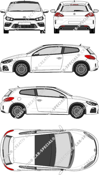 Volkswagen Scirocco, 2014–2017 (VW_449)