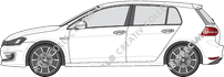 Volkswagen Golf Hatchback, 2015–2017