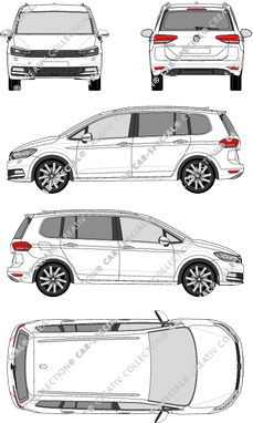 Volkswagen Touran, break, 5 Doors (2015)