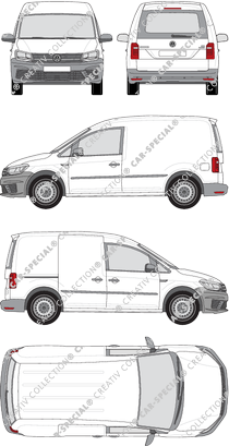 Volkswagen Caddy, 2015–2020 (VW_456)