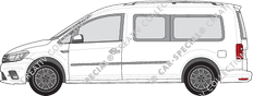 Volkswagen Caddy furgón, 2015–2020