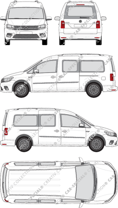 Volkswagen Caddy, 2015–2020 (VW_465)
