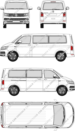 Volkswagen Transporter camionnette, 2015–2019 (VW_484)