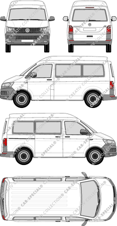 Volkswagen Transporter, 2015–2019 (VW_492)
