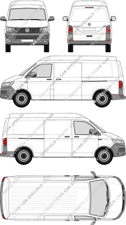 Volkswagen Transporter, 2015–2019 (VW_495)
