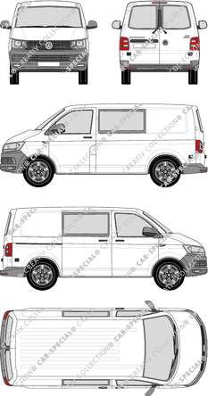 Volkswagen Transporter Kastenwagen, 2015–2019 (VW_506)