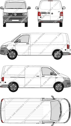 Volkswagen Transporter Kastenwagen, 2015–2019 (VW_512)