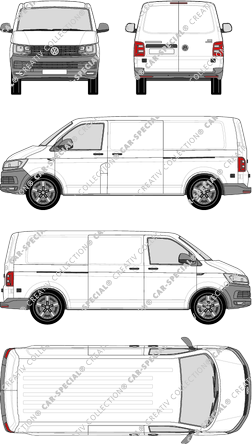 Volkswagen Transporter Kastenwagen, 2015–2019 (VW_513)