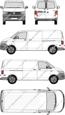 Volkswagen Transporter Kastenwagen, 2015–2019 (VW_515)