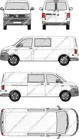 Volkswagen Transporter Kastenwagen, 2015–2019 (VW_516)