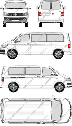 Volkswagen Transporter camionnette, 2015–2019 (VW_520)