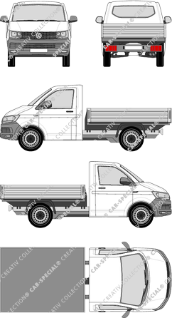 Volkswagen Transporter Pritsche, 2015–2019 (VW_550)