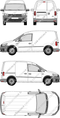 Volkswagen Caddy, 2015–2020 (VW_555)