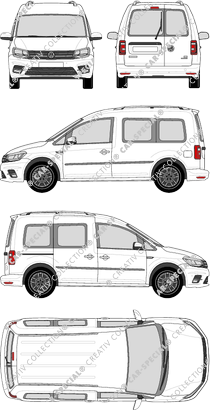 Volkswagen Caddy, 2015–2020 (VW_559)