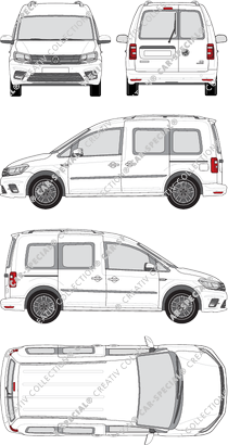 Volkswagen Caddy, 2015–2020 (VW_560)