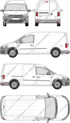 Volkswagen Caddy Kastenwagen, 2015–2020 (VW_561)