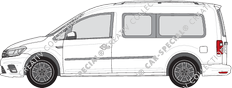 Volkswagen Caddy furgone, 2015–2020