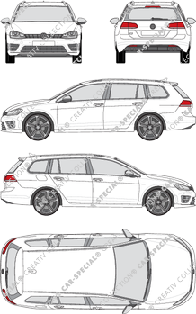 Volkswagen Golf Variant, 2015–2016 (VW_568)