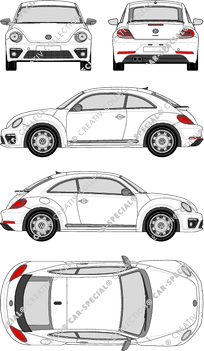 Volkswagen Beetle, 2016–2019 (VW_575)