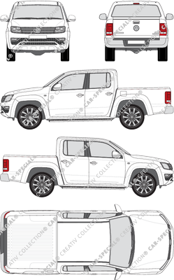 Volkswagen Amarok, 2017–2020 (VW_584)