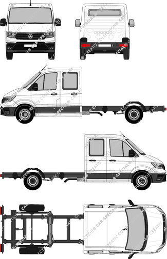 Volkswagen Crafter Chassis for superstructures, current (since 2017) (VW_594)