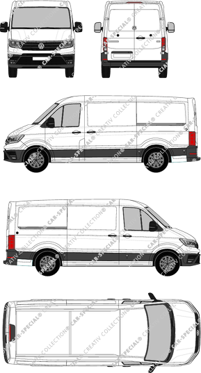 Volkswagen Crafter fourgon, actuel (depuis 2017) (VW_616)