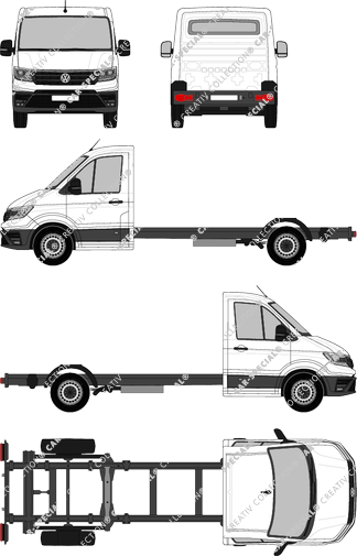 Volkswagen Crafter Châssis pour superstructures, actuel (depuis 2017) (VW_624)