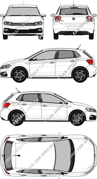 Volkswagen Polo, 2017–2021 (VW_640)