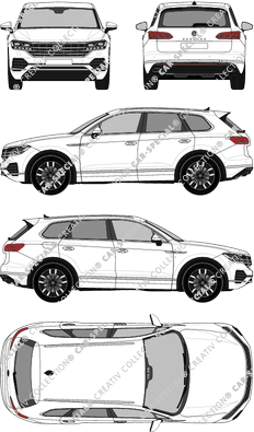 Volkswagen Touareg station wagon, 2018–2023 (VW_648)