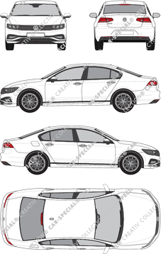 Volkswagen Passat, 2019–2022 (VW_657)
