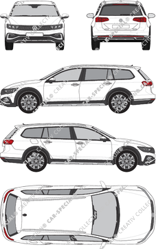 Volkswagen Passat Alltrack, Alltrack, station wagon, 5 Doors (2019)