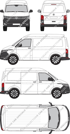 Volkswagen Transporter fourgon, actuel (depuis 2019) (VW_701)