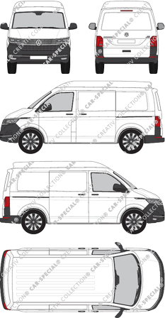 Volkswagen Transporter Kastenwagen, aktuell (seit 2019) (VW_702)