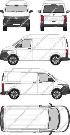 Volkswagen Transporter Kastenwagen, aktuell (seit 2019) (VW_703)