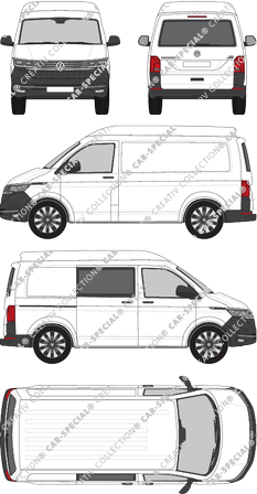 Volkswagen Transporter, 2019–2024 (VW_705)