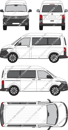 Volkswagen Transporter camionnette, actuel (depuis 2019) (VW_709)